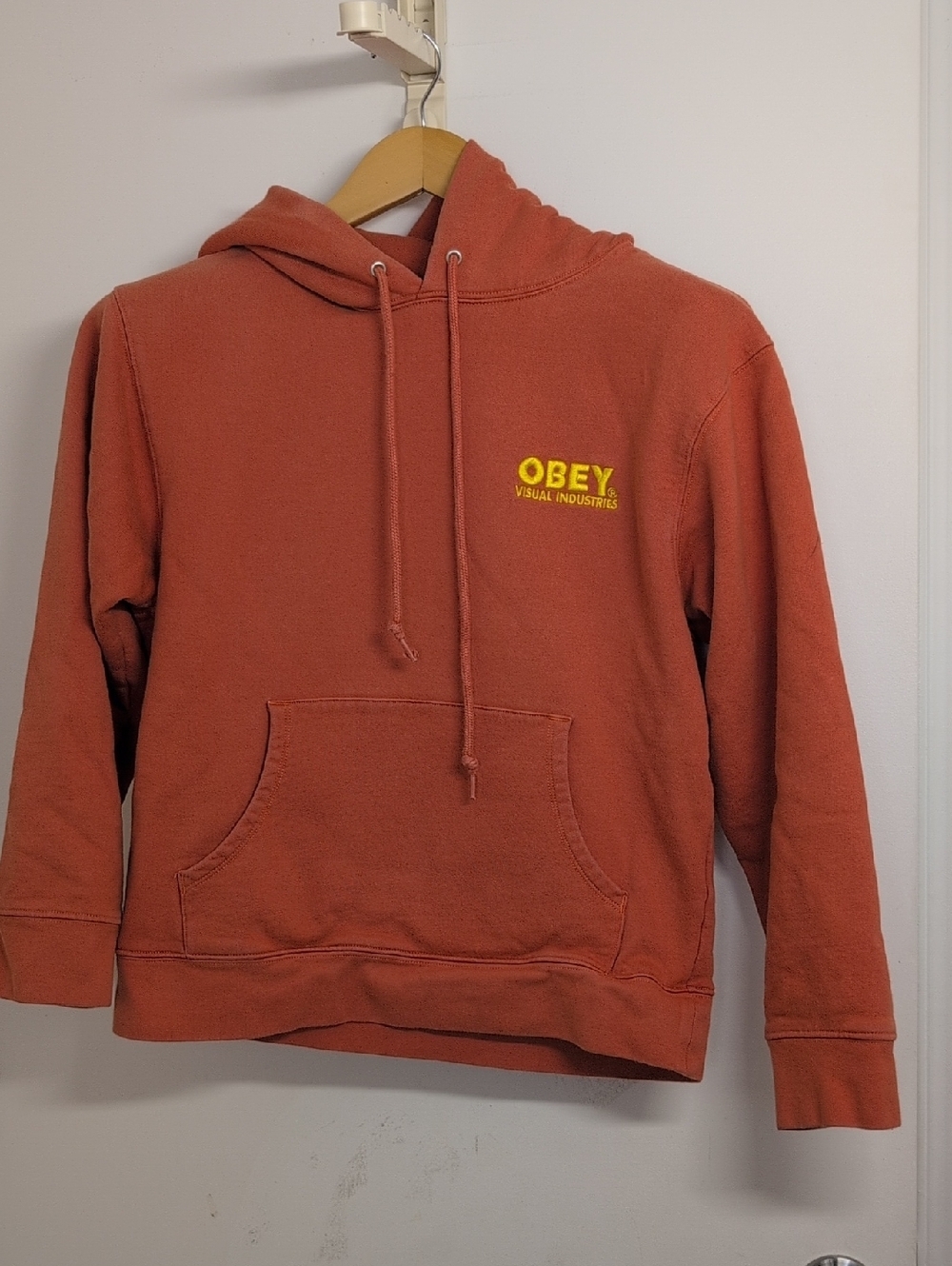 OBEY Visual Industries Embroidered Logo Hoodie